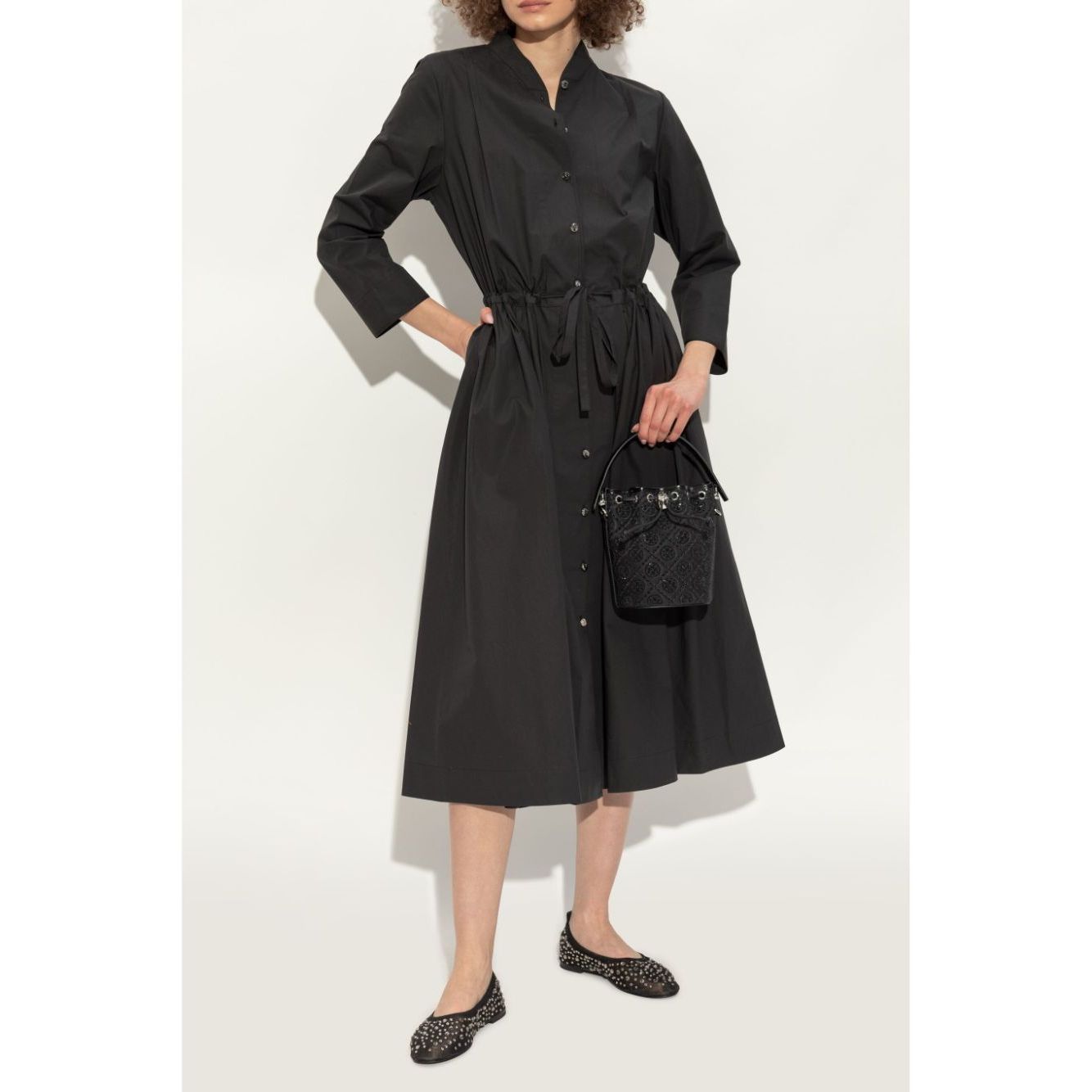 Tory Burch crystal embellished ballerina shoes