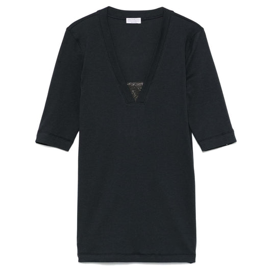 Brunello Cucinelli Top Blue M0TC8EL692C7186-P25