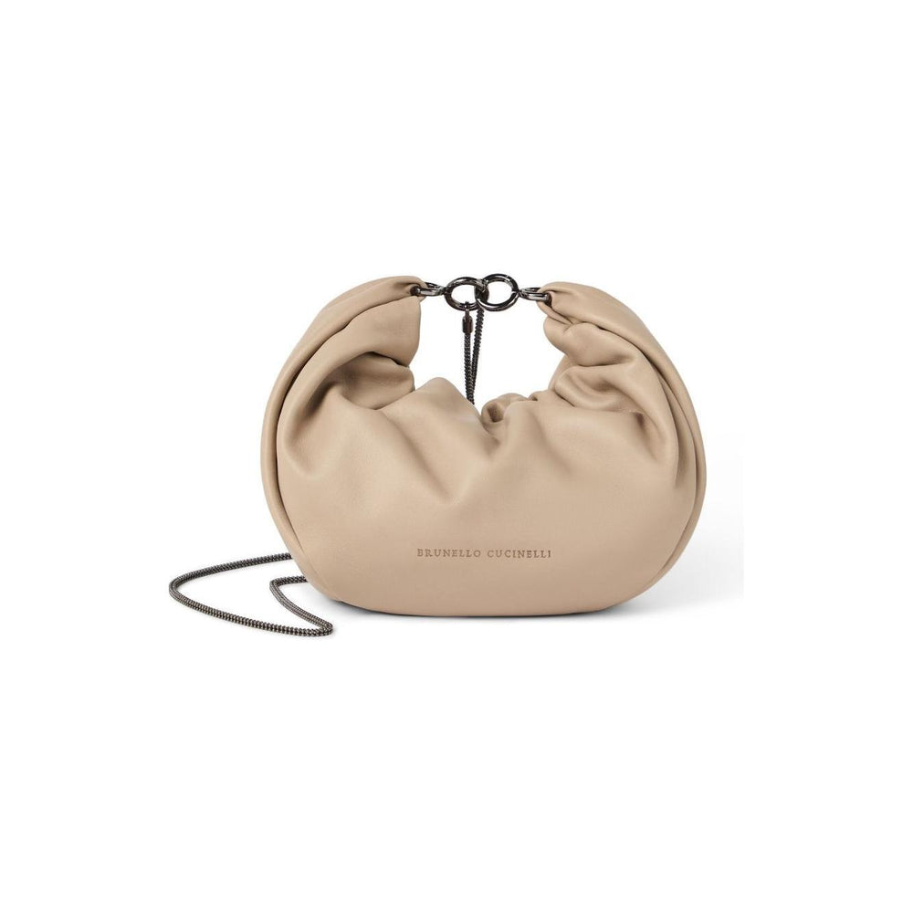 Brunello Cucinelli Monili Shoulder Bag with Chain MBGPD2666C3251-P25