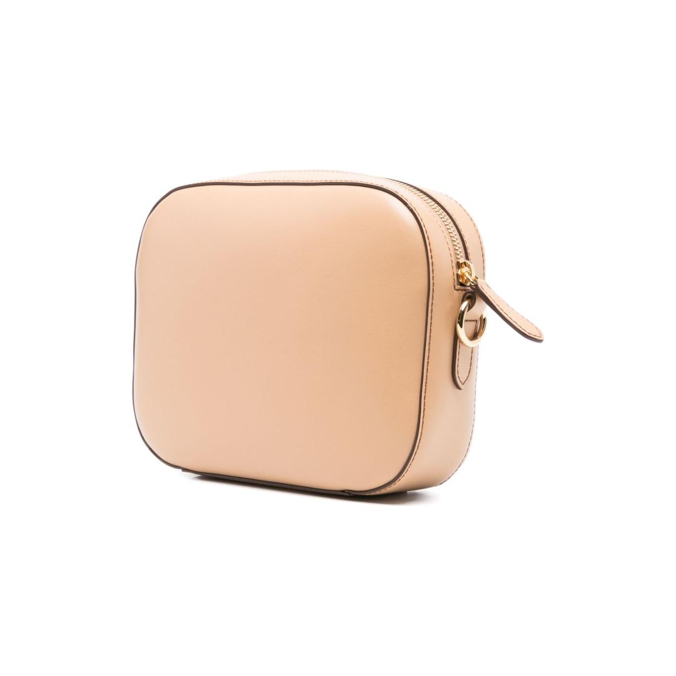 Front view with bag zipped and handles upright.