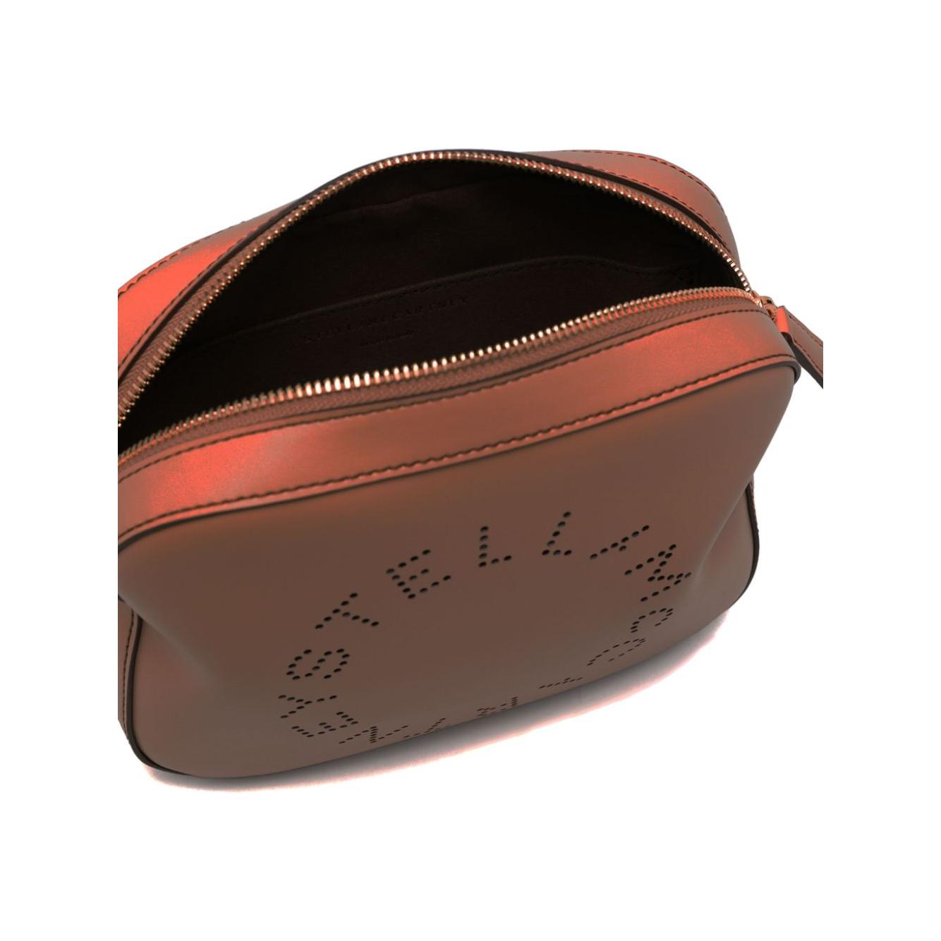 Front view with bag zipped and handles upright.