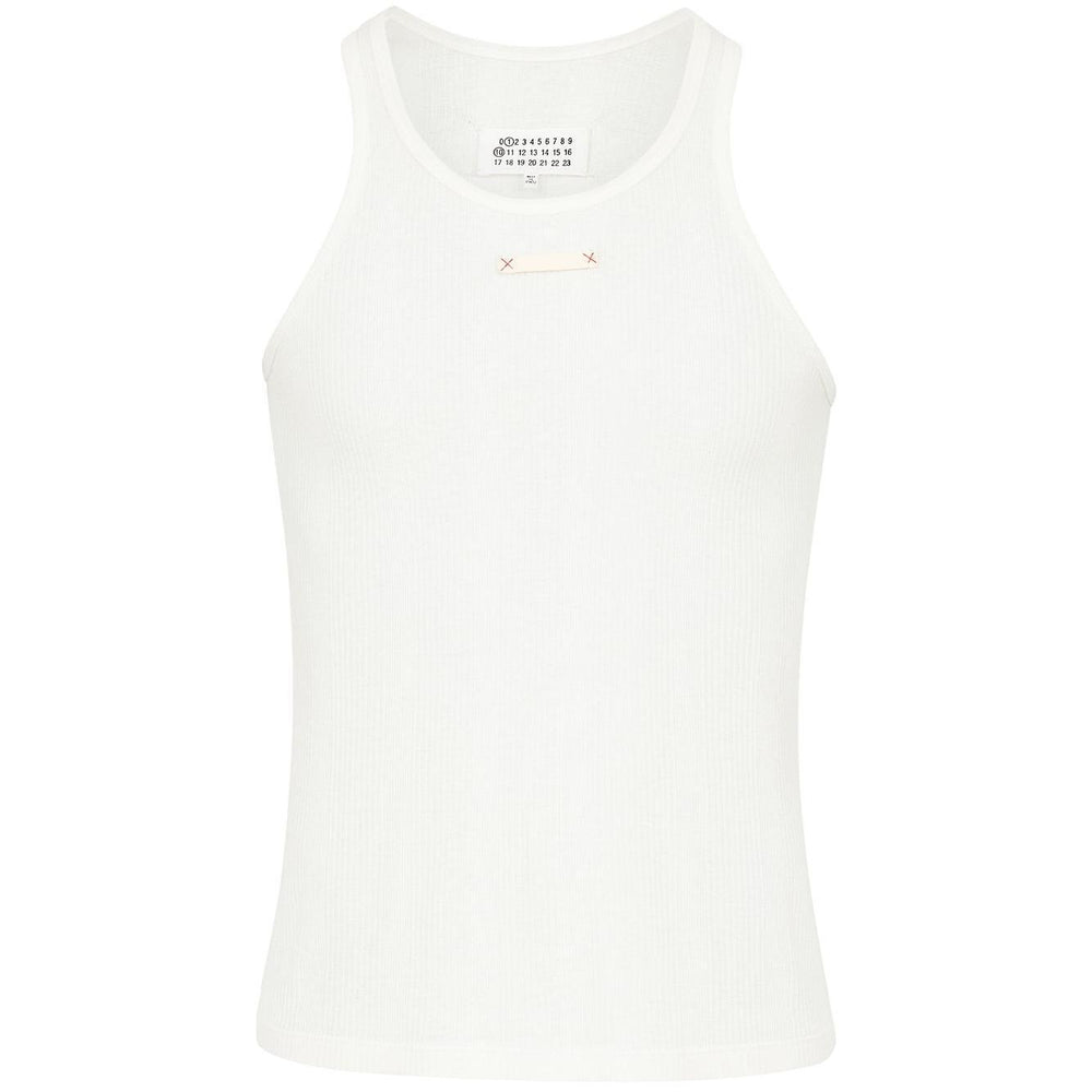 Maison Margiela Fancy ribbed tank top S50NL0049M20060101-P25