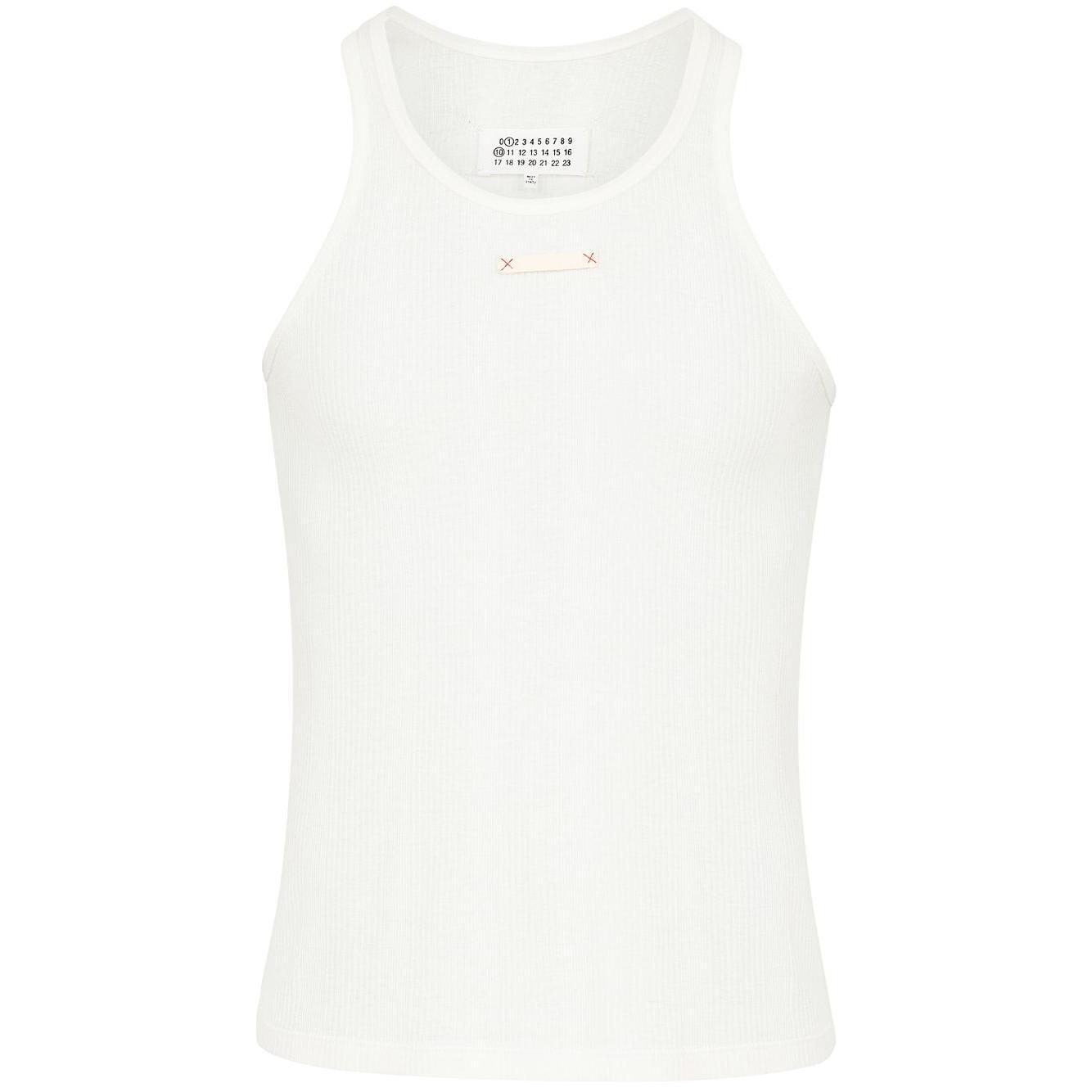 Maison Margiela Fancy ribbed tank top S50NL0049M20060101-P25