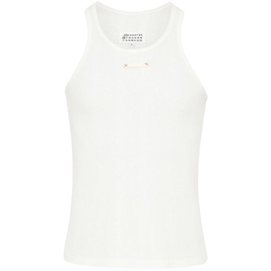 Maison Margiela Fancy ribbed tank top S50NL0049M20060101-P25