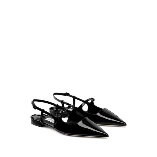 Jimmy Choo Didi Flat Patent Leather Low Shoes Flat Shoes