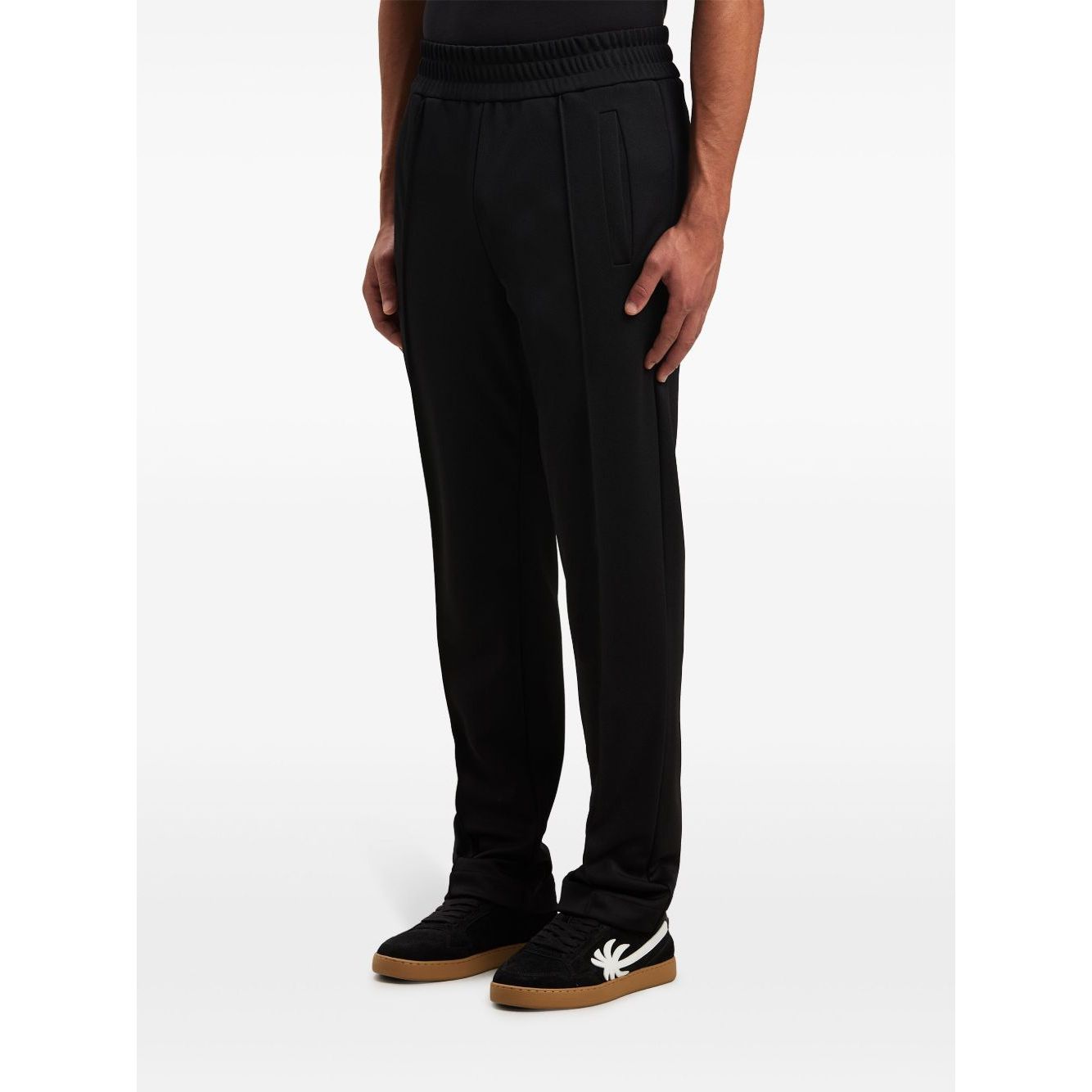 Palm Angels curved logo track pants Trousers