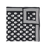 Alexander McQueen Skull silk scarf 5909293001Q1078-P24