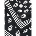 Alexander McQueen Skull silk scarf 5909293001Q1078-P24
