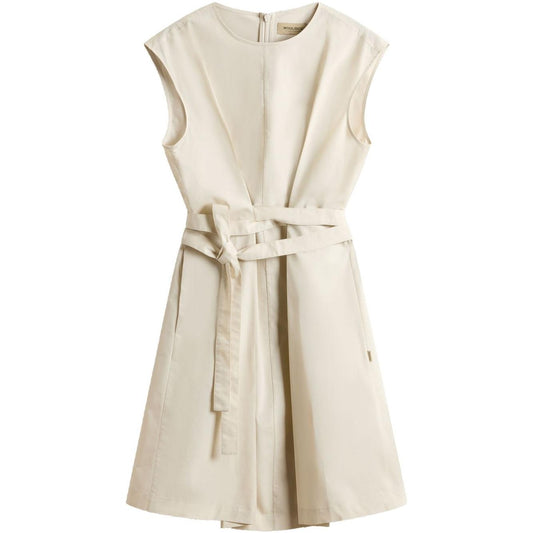 Woolrich short cotton dress Dresses Woolrich Light Gray