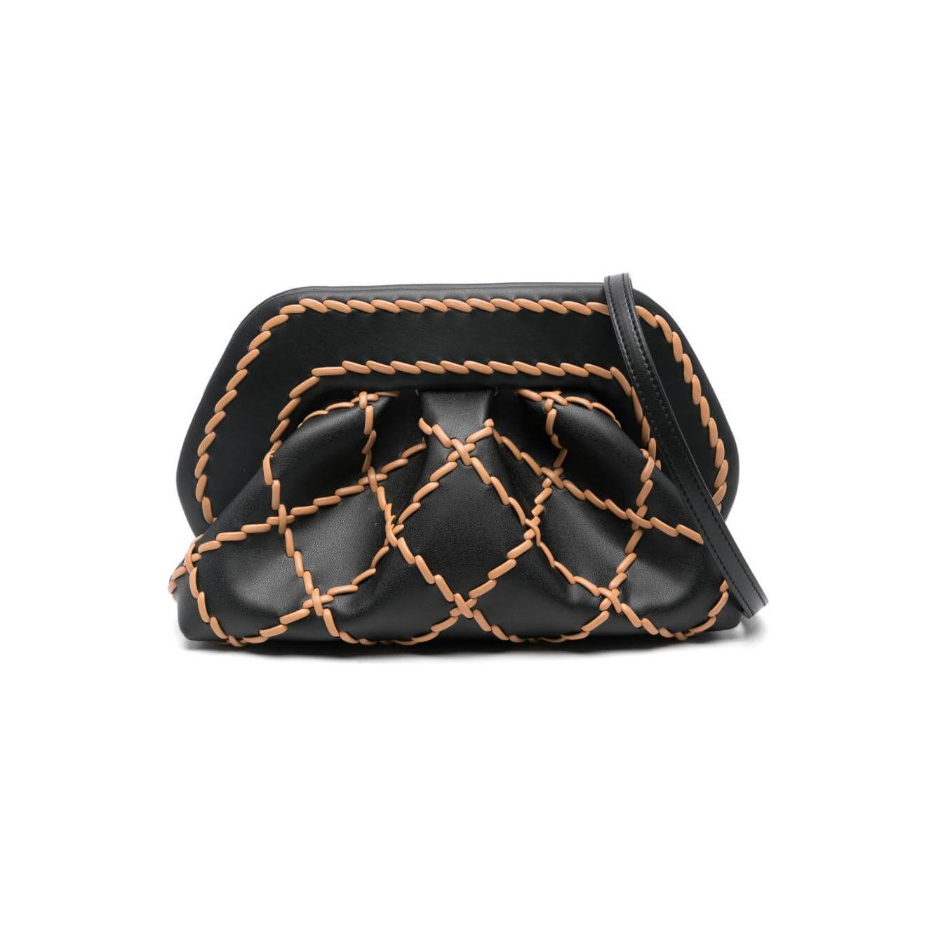 Front view with bag zipped and handles upright.