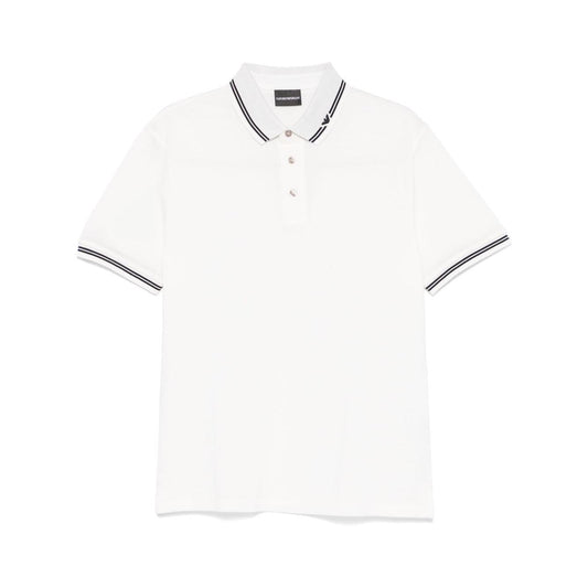 Emporio Armani Piqué polo shirt with piped collar EM000852AF12955F0068-P25