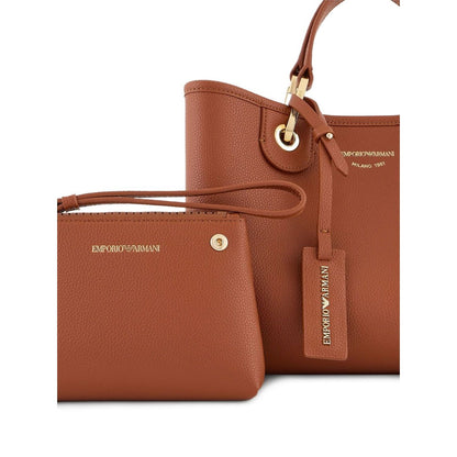 Emporio Armani Small MyEA shopper bag with deer print