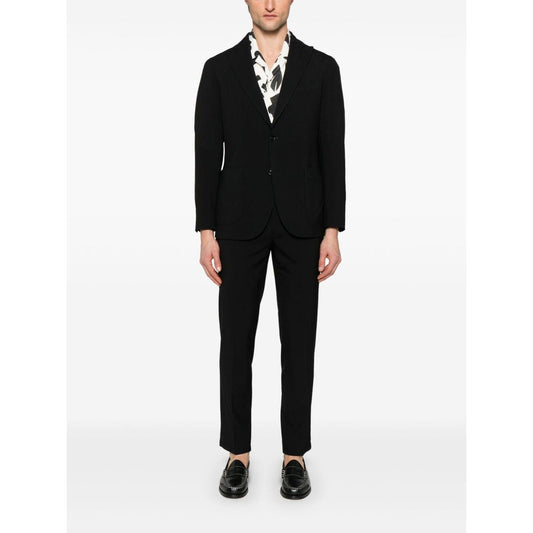 Boglioli Single Breasted Two Button Navy Blue Suit