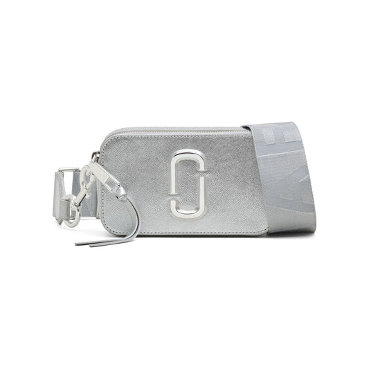 Marc Jacobs The Metallic Snapshot Bag Shoulder Marc Jacobs Gray
