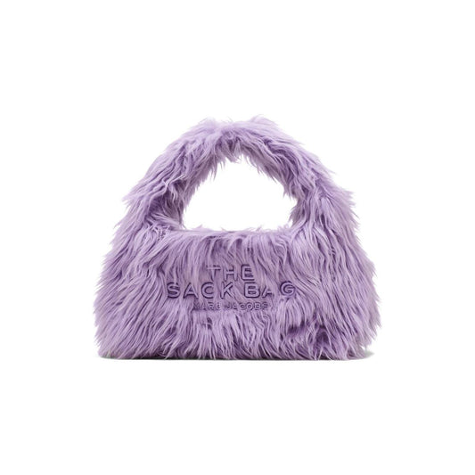 Marc Jacobs The Mini Faux Fur Sack Tote Bag Handbag Marc Jacobs Dark Gray