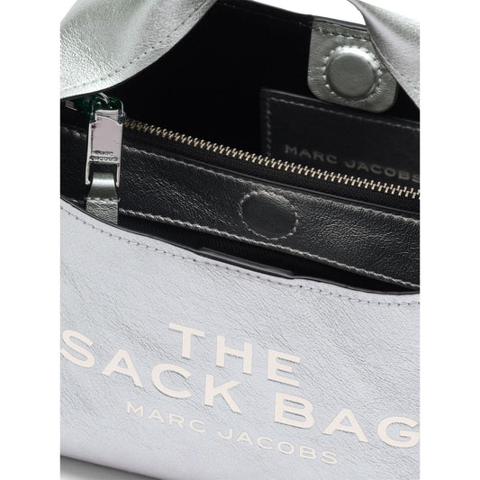 Marc Jacobs The Mini Metallic Sack Bag Handbag Marc Jacobs Black