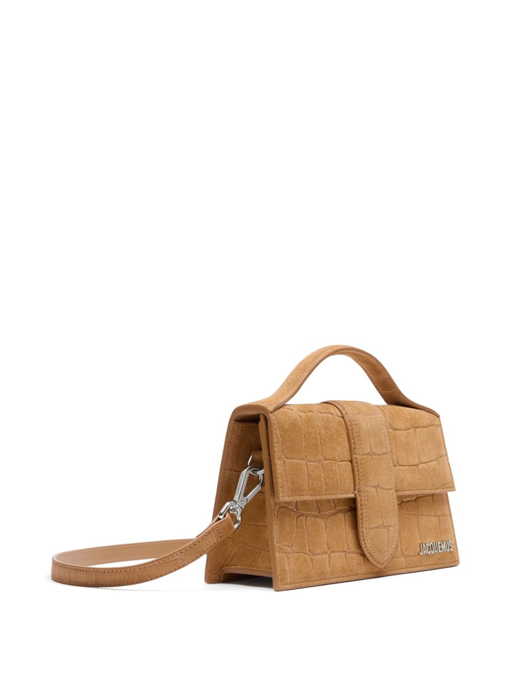 Front view with bag zipped and handles upright.