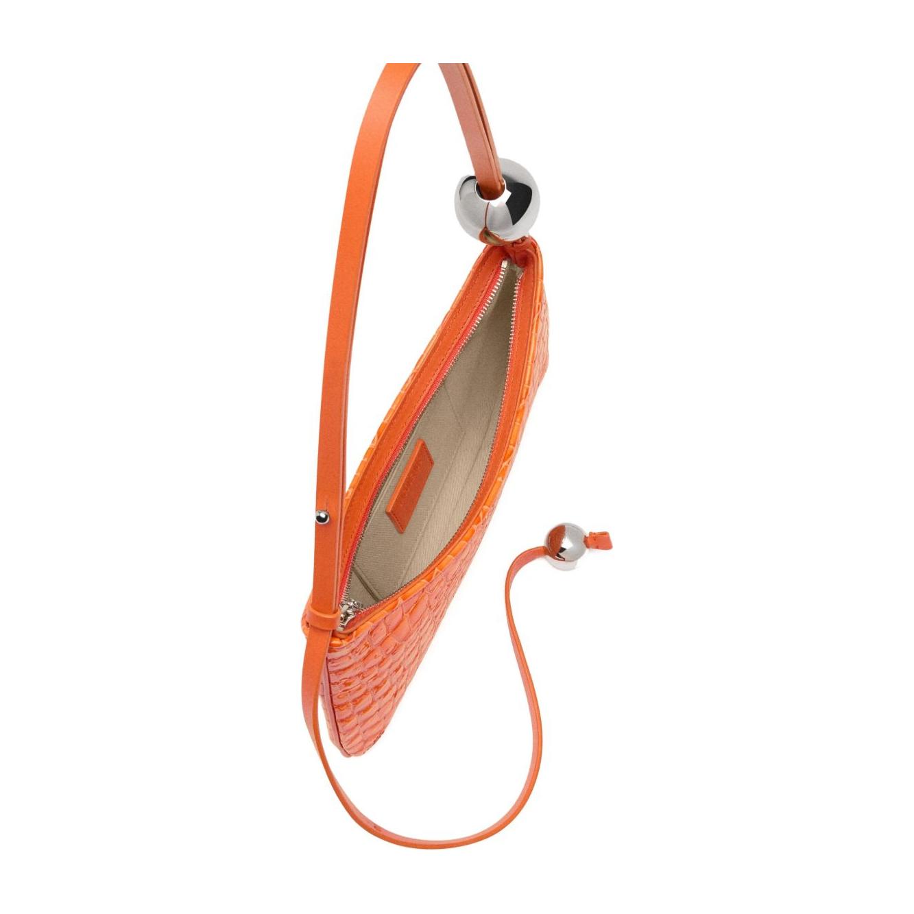Front view with bag zipped and handles upright.