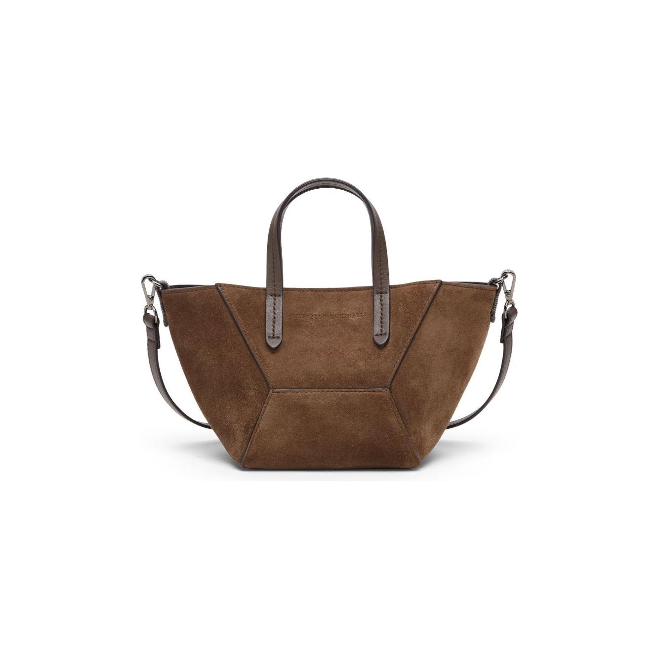 Front view with bag zipped and handles upright.