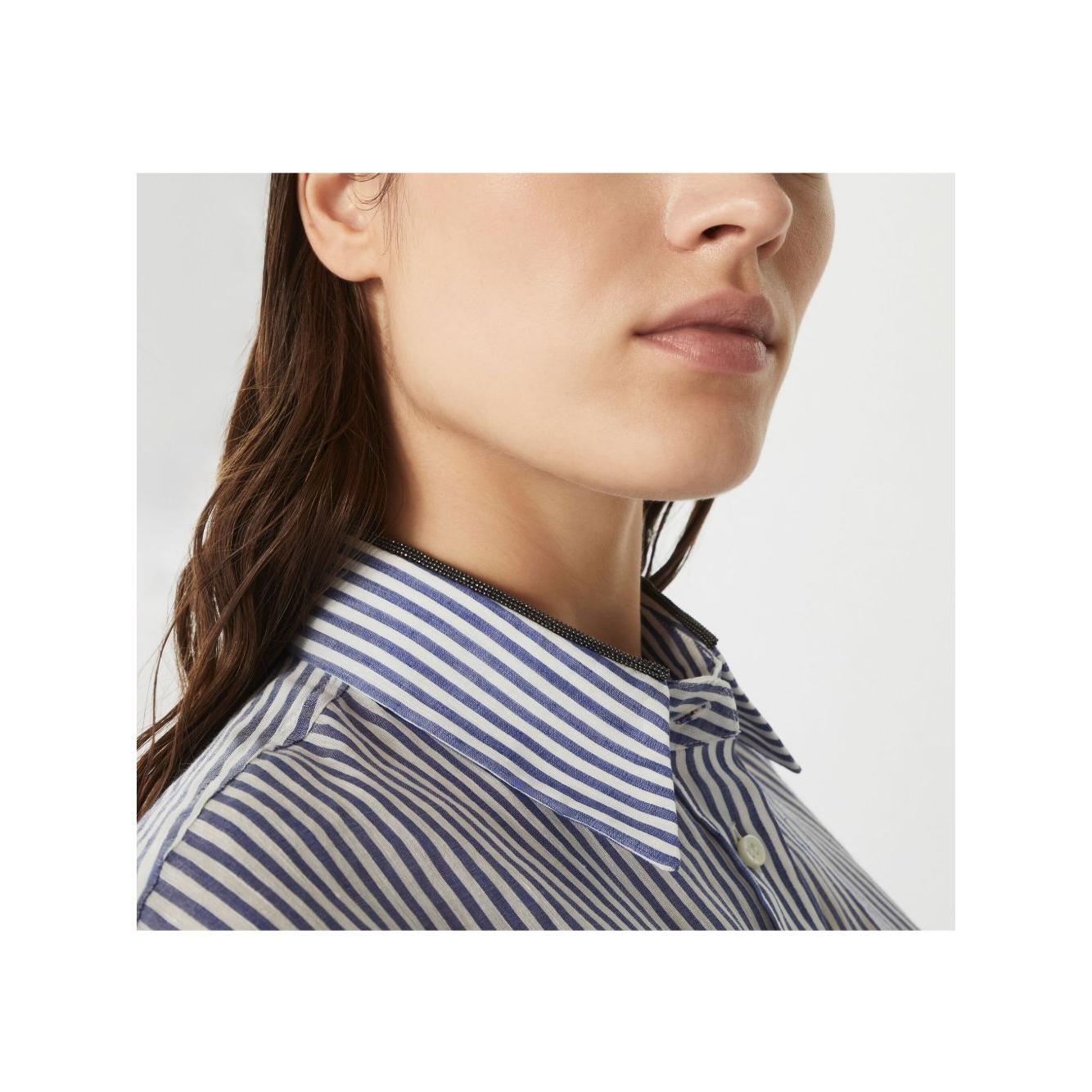 Brunello Cucinelli Shirts Clear Blue
