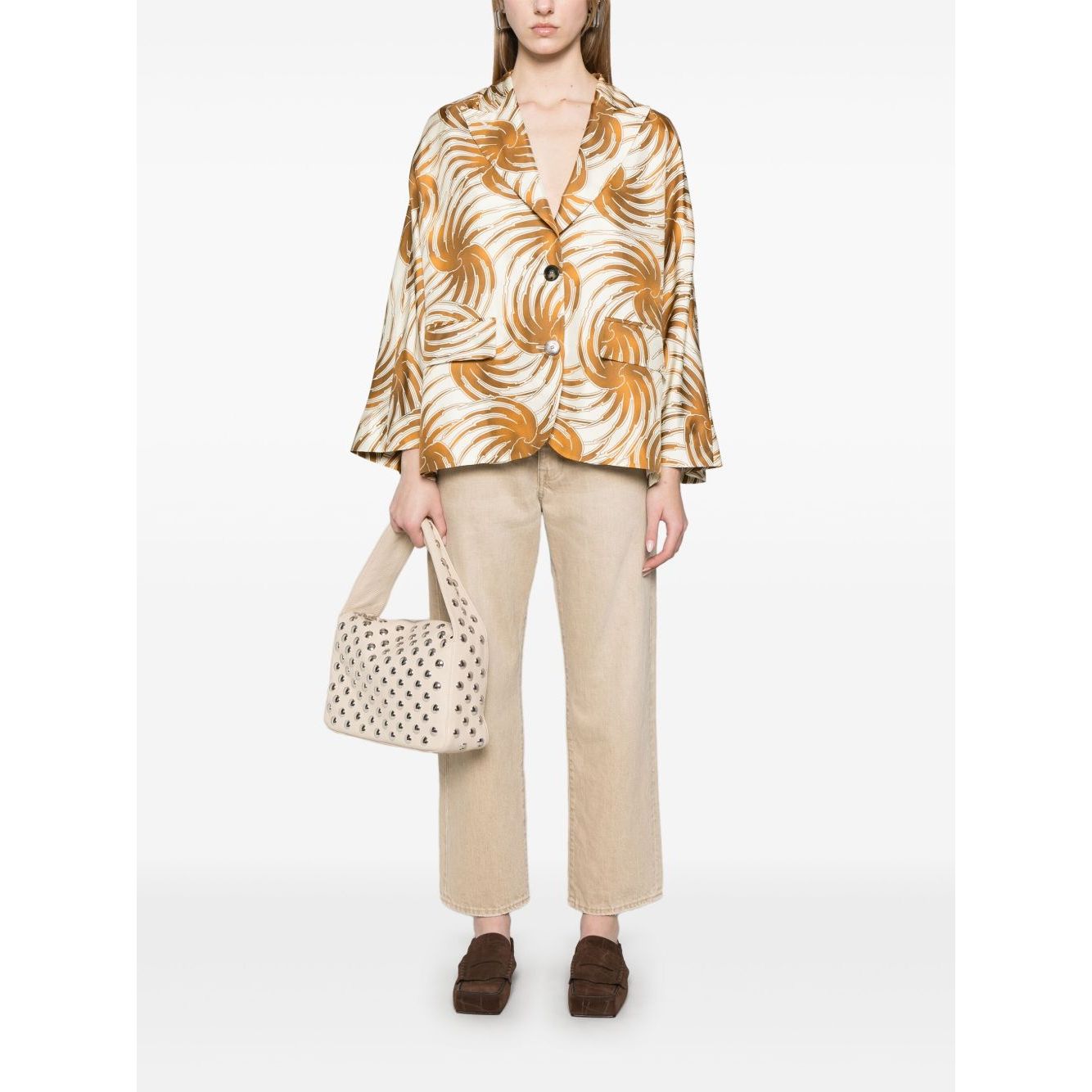 Alberto Biani graphic-print blazer