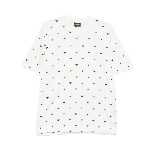 Emporio Armani Allover Logo T -Shirt Topwear