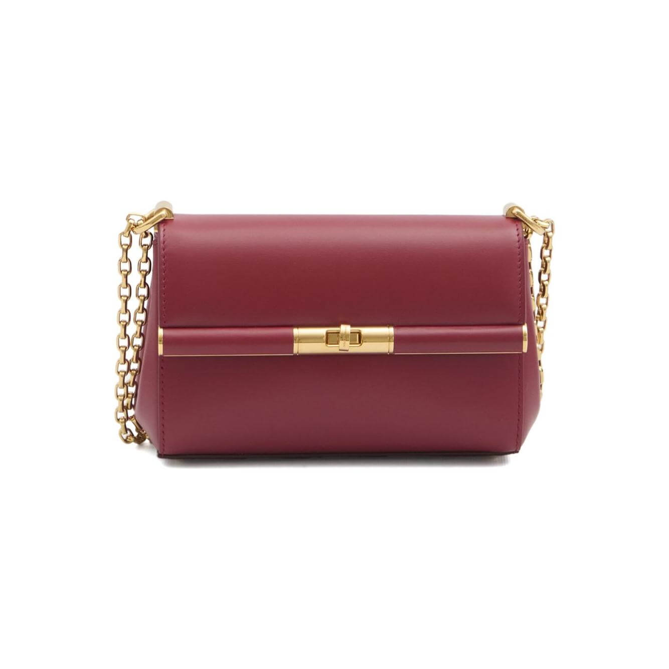 Front view with bag zipped and handles upright.