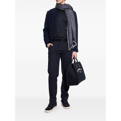 Emporio Armani Sneakers in jacquard fabric with logo lettering and suede Sneakers