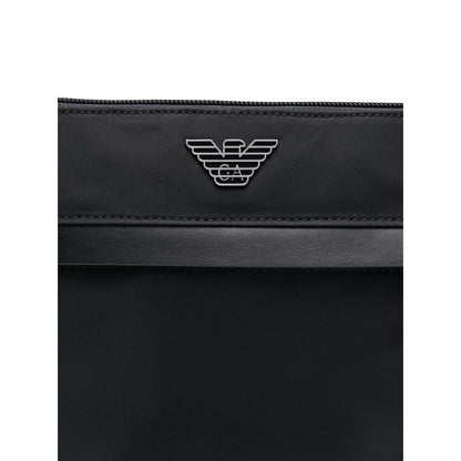 Emporio Armani ASV recycled-nylon flat shoulder bag Shoulder