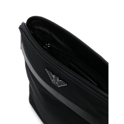 Emporio Armani ASV recycled-nylon flat shoulder bag Shoulder