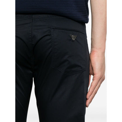 Emporio Armani Slim-fit jeans with logo badge Jeans