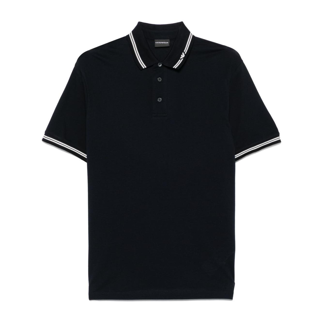 Emporio Armani logo-collar polo shirt EM000852AF12955FB274-P25