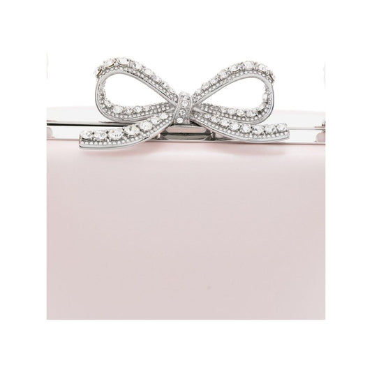 Self-Portrait bow-detail tote bag Shoulder Self-Portrait Light Gray