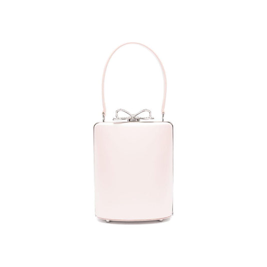 Self-Portrait bow-detail tote bag Shoulder Self-Portrait Misty Rose