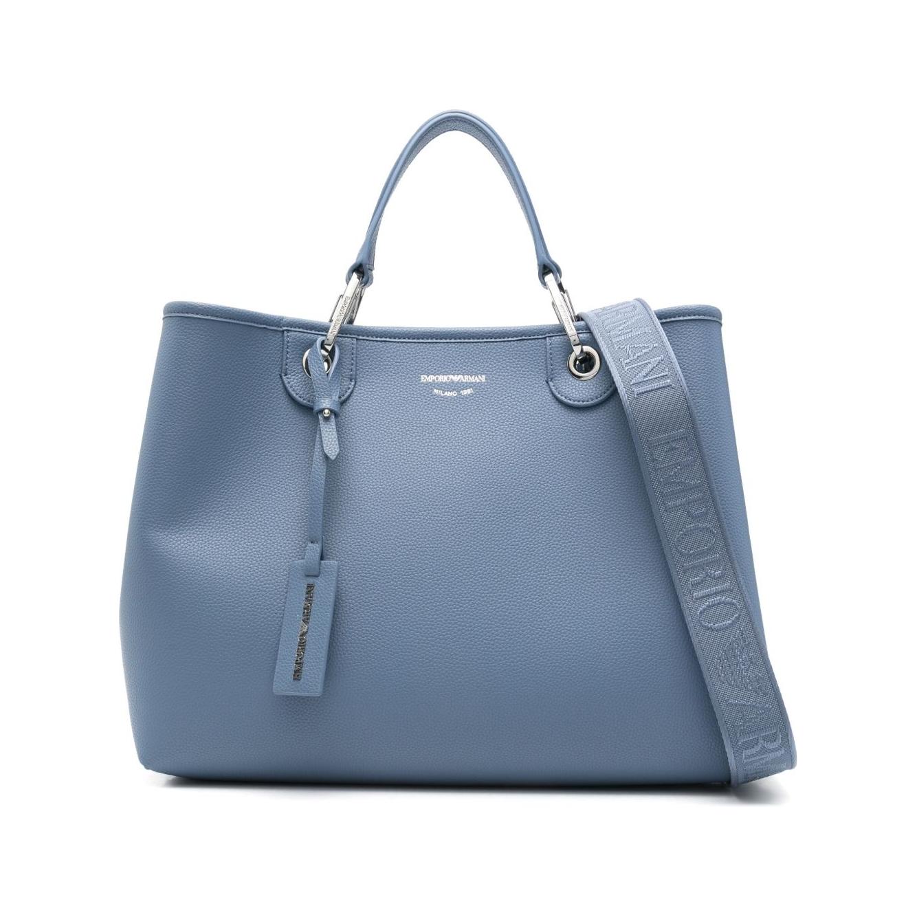 Front view with bag zipped and handles upright.
