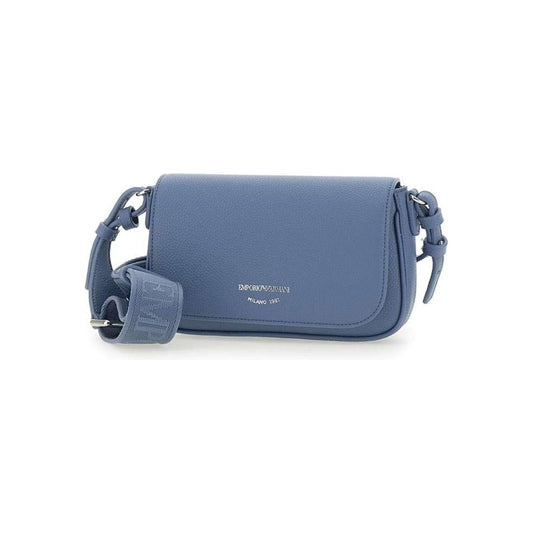 Emporio Armani Shoulder Bag with logo stamp Clutches Emporio Armani Slate Gray