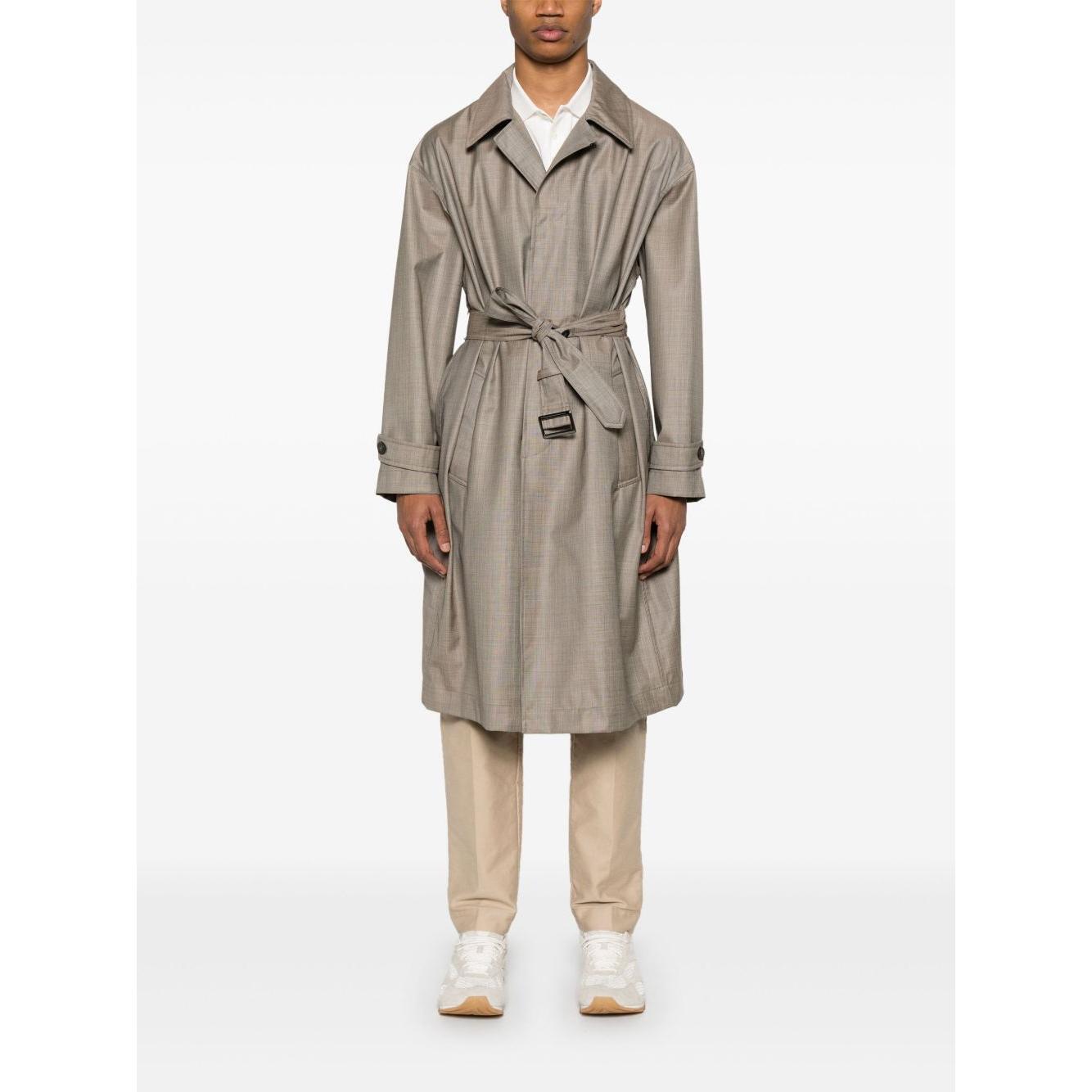 Emporio Armani virgin-wool trench coat EM000662AF14151F1046-P25