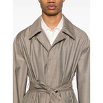 Emporio Armani virgin-wool trench coat EM000662AF14151F1046-P25
