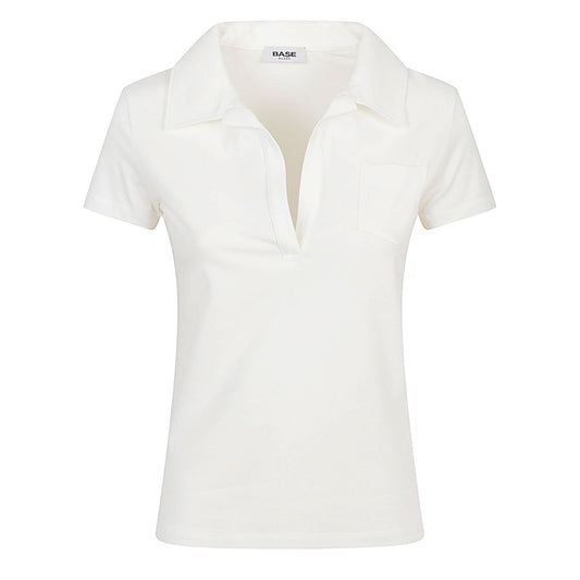 Base T-shirts and Polos White B1652841001-P25