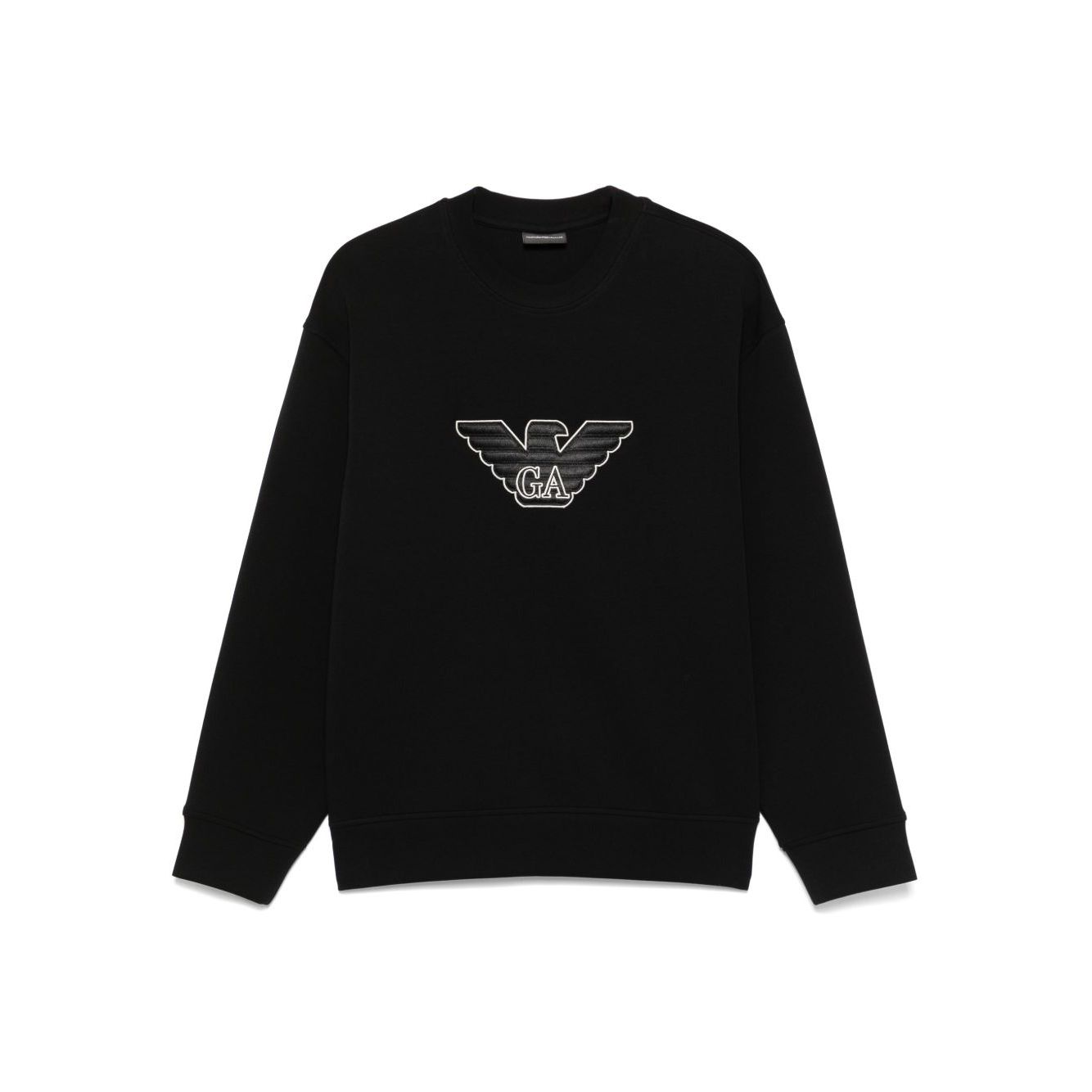 Emporio Armani logo patch sweatshirt