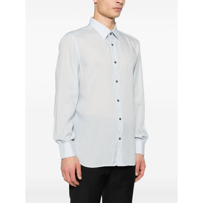 Emporio Armani Shirts Clear Blue Shirts