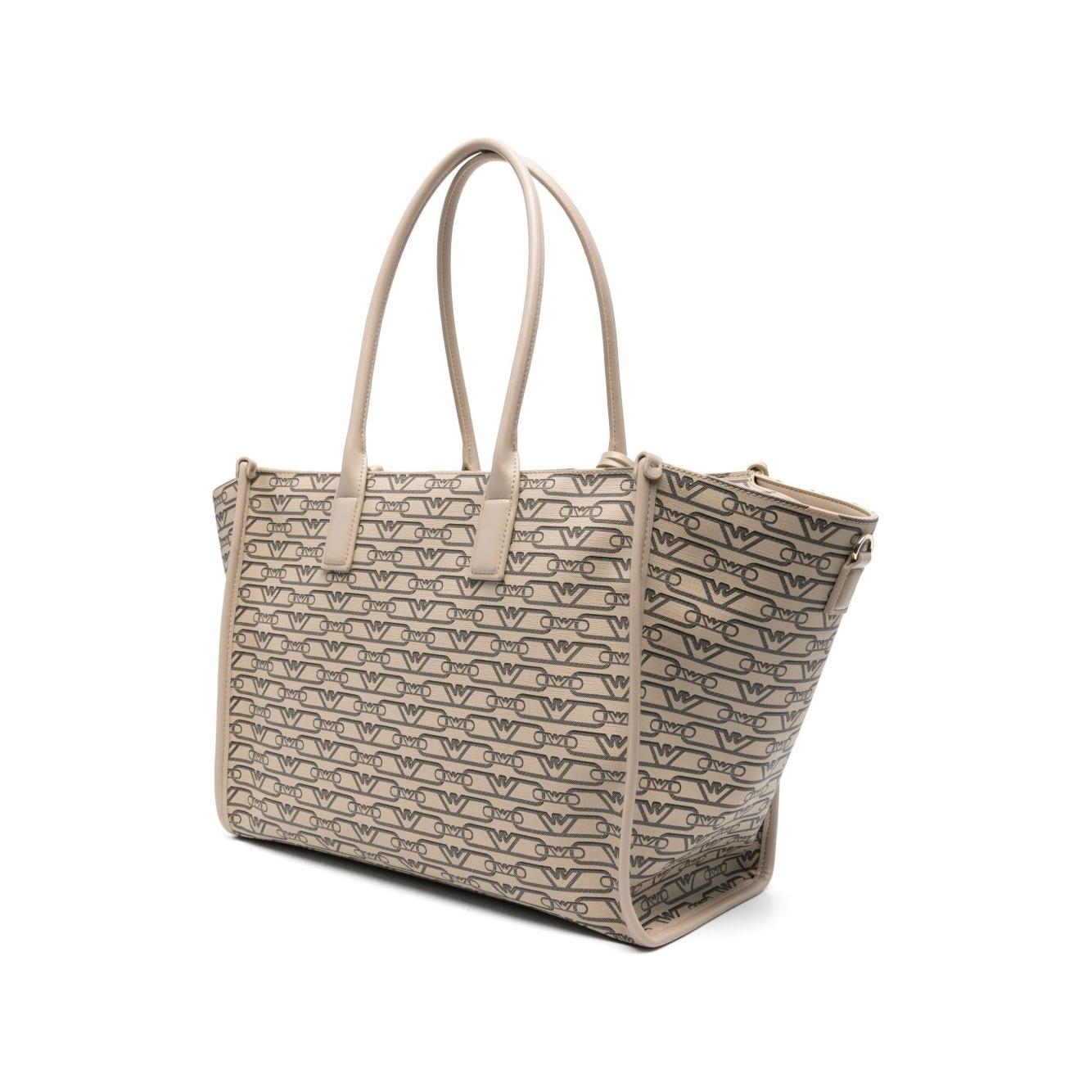 Front view with bag zipped and handles upright.
