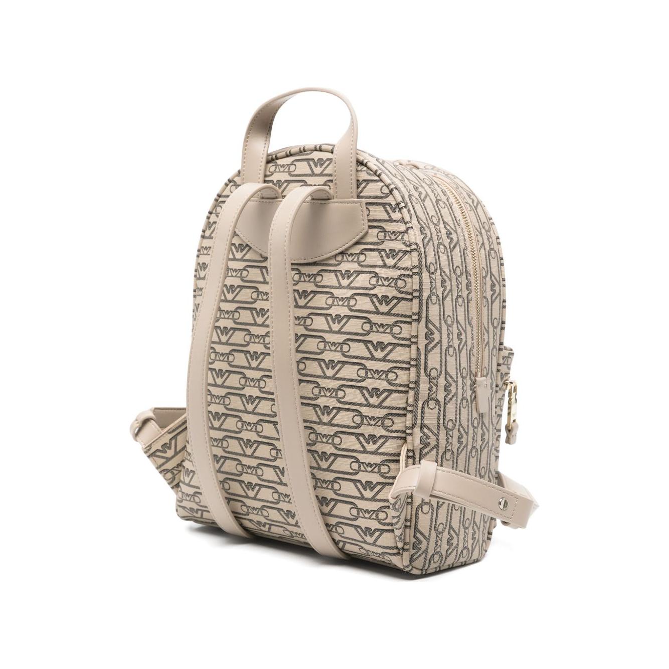 Front view with bag zipped and handles upright.