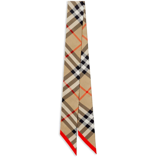 Burberry Check silk foulard Scarves Hats & Gloves