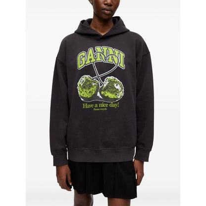 GANNI Sweaters Grey Topwear