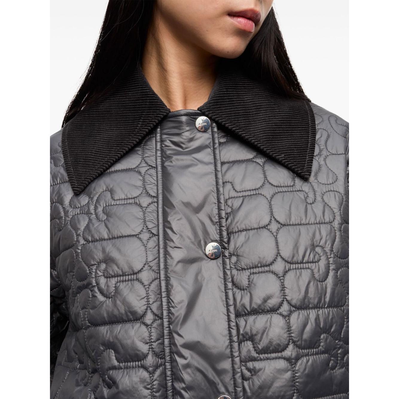 GANNI Jackets Grey W0343252-AI25