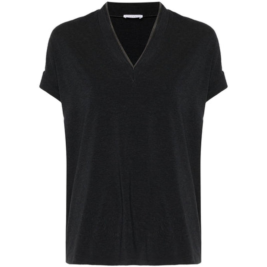 Brunello Cucinelli T-shirts and Polos Grey MPT18BD222C055-AI25