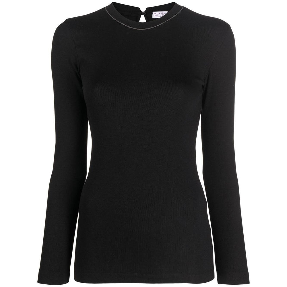 Brunello Cucinelli T-shirts and Polos Black MPTC8BJ300C101-AI25
