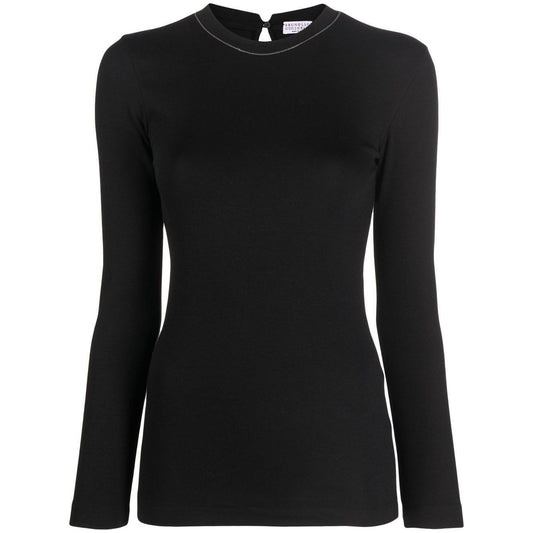 Brunello Cucinelli T-shirts and Polos Black MPTC8BJ300C101-AI25