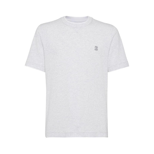 Brunello Cucinelli T-shirts and Polos Light Grey M0B137451GCY887-AI25